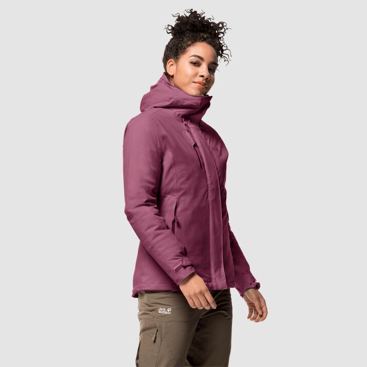 Chamarra Invierno Jack Wolfskin Troposphere Mujer Morados Mexico-9234811